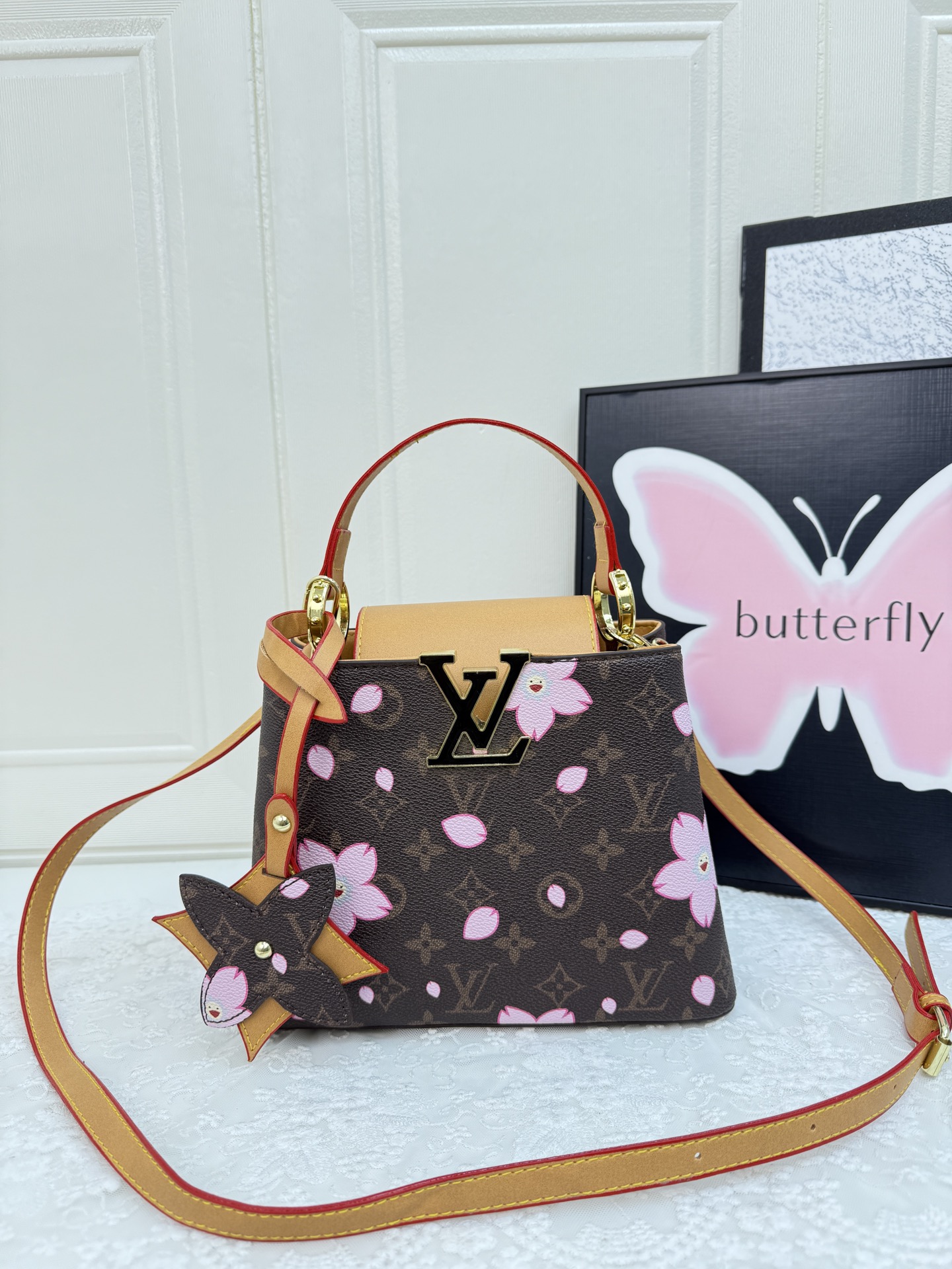 LV classic presbyopic shoulder crossbody bag