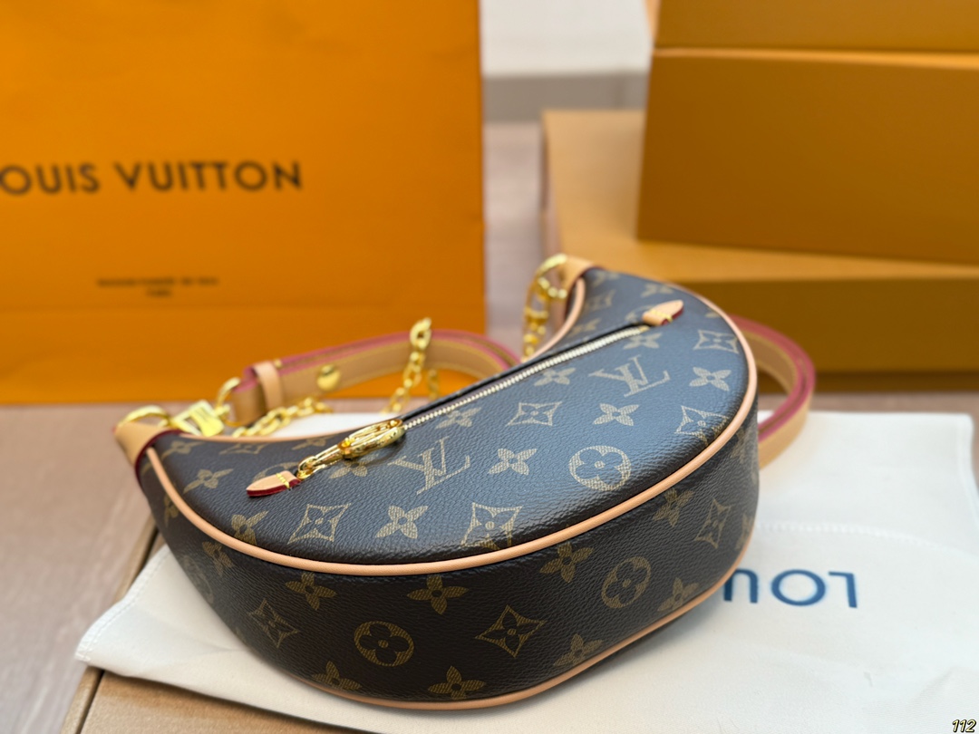 LV loop moon bag underarm bag