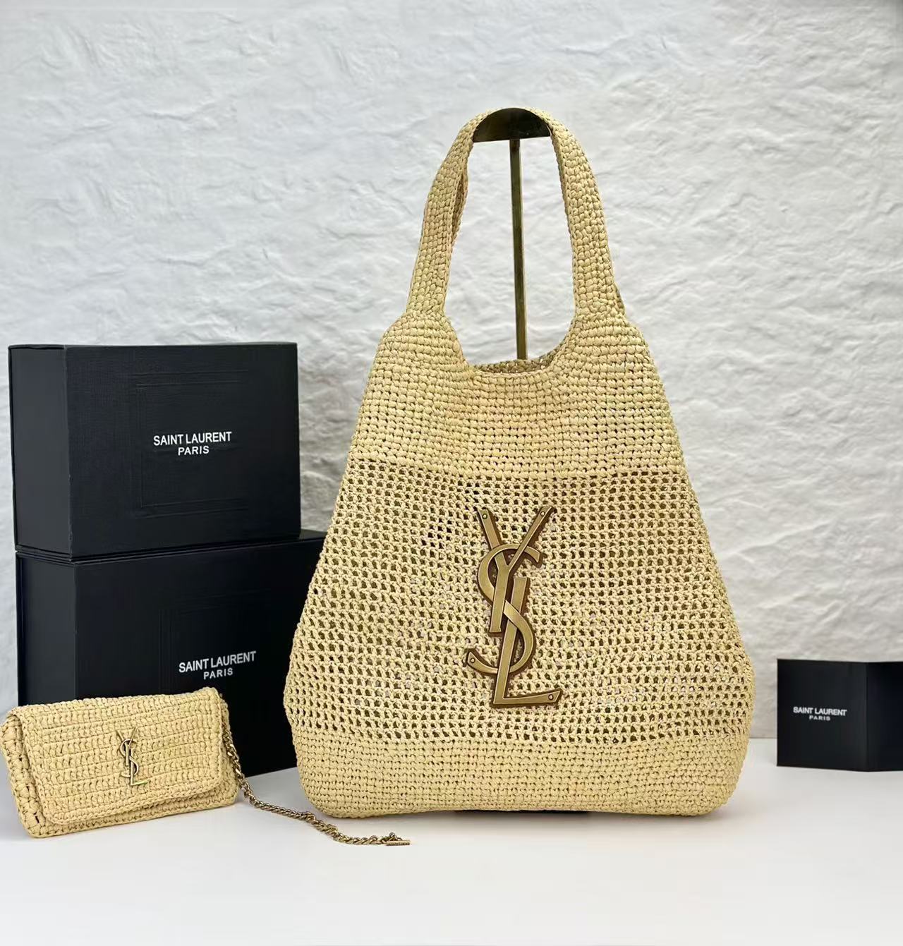 YSL straw bags are of high quality