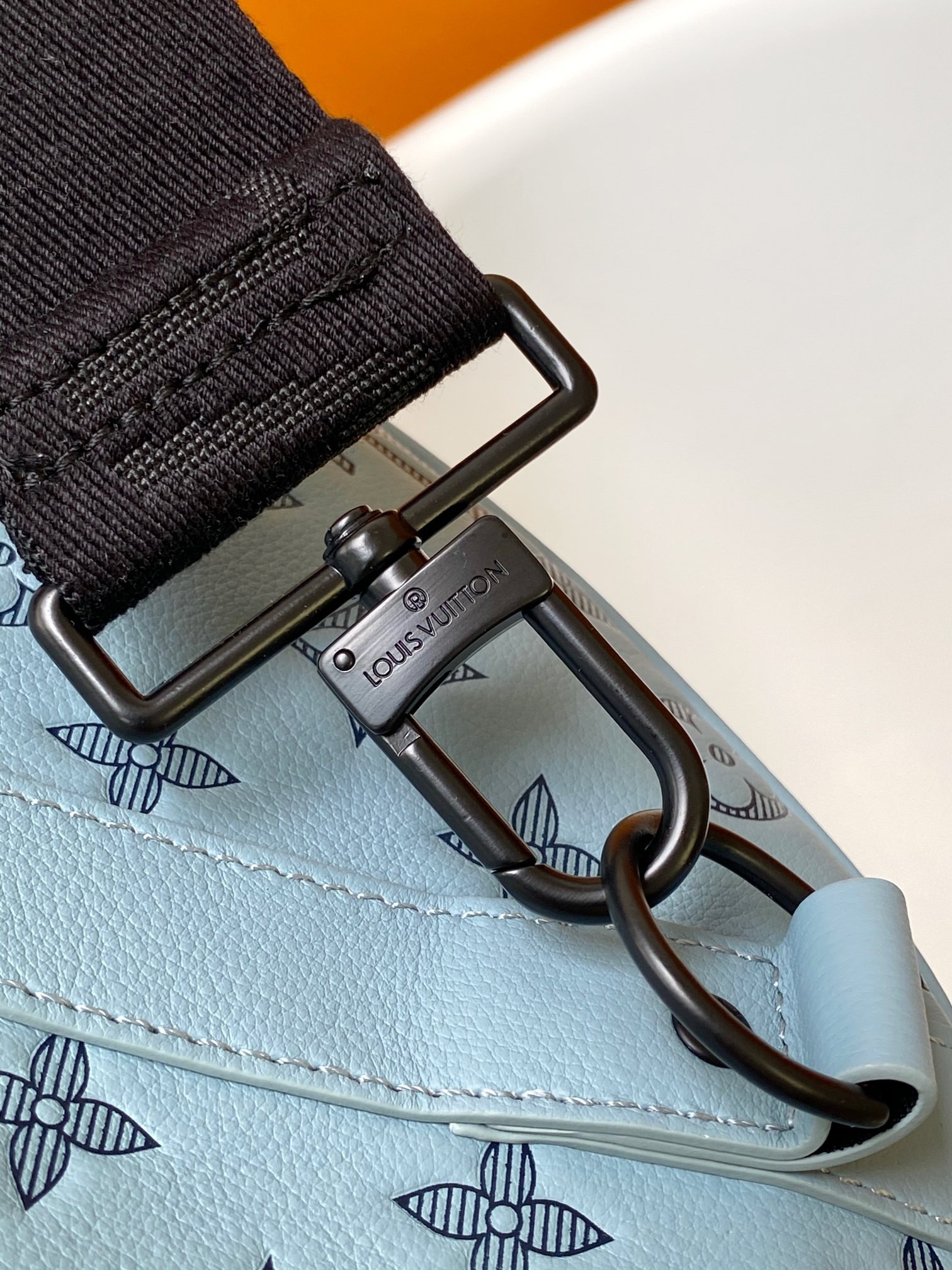 LV keell 50 monogram shadow leather bag