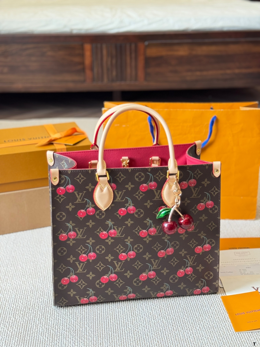 LV Cherry tote bag