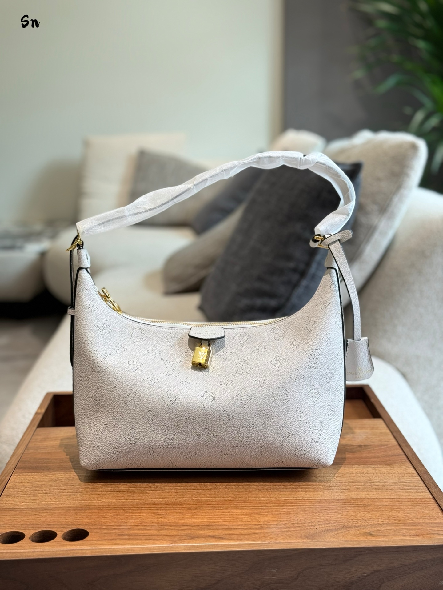 LV logo underarm bag