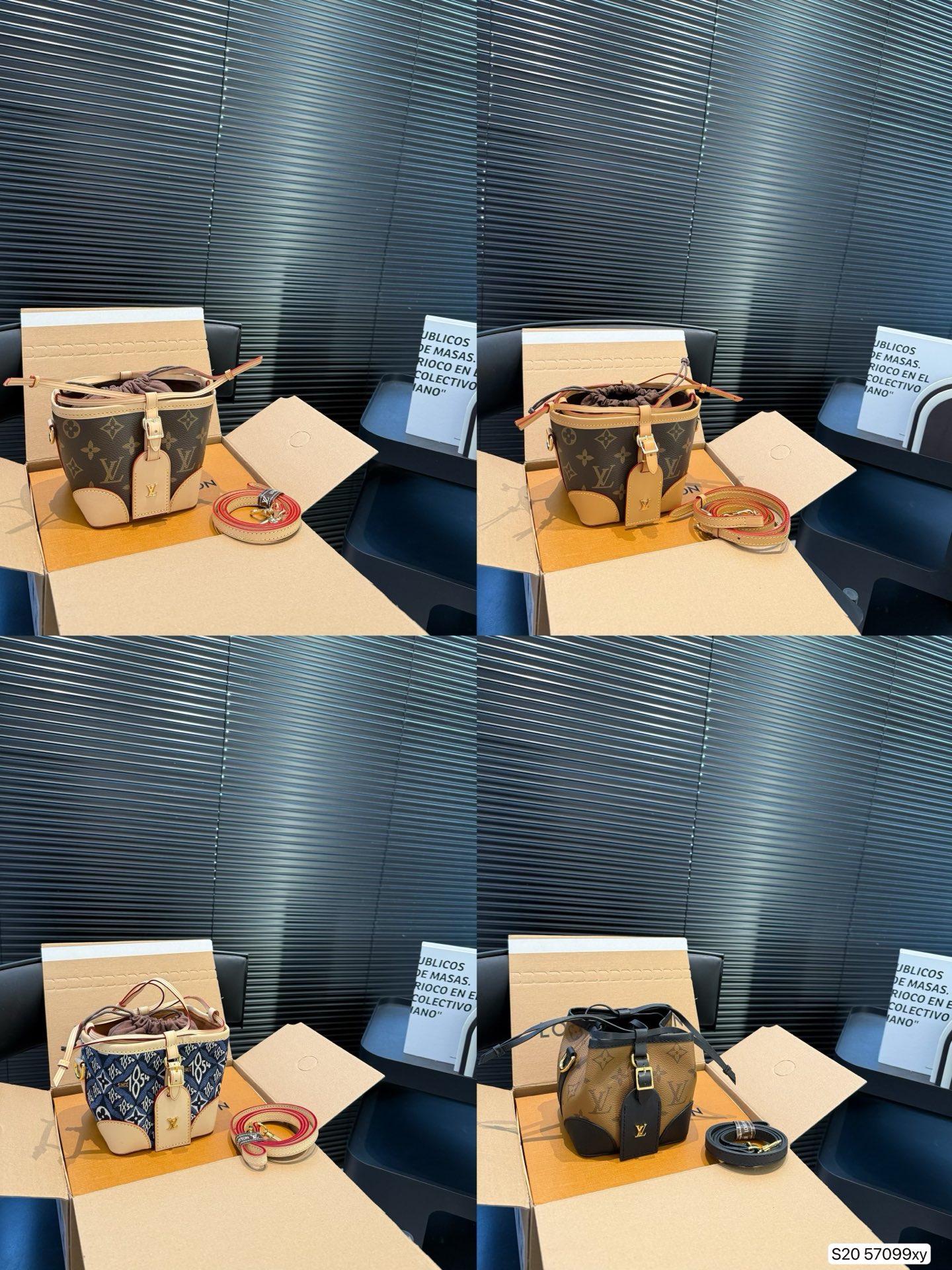 LV Mini monogram small bucket bag