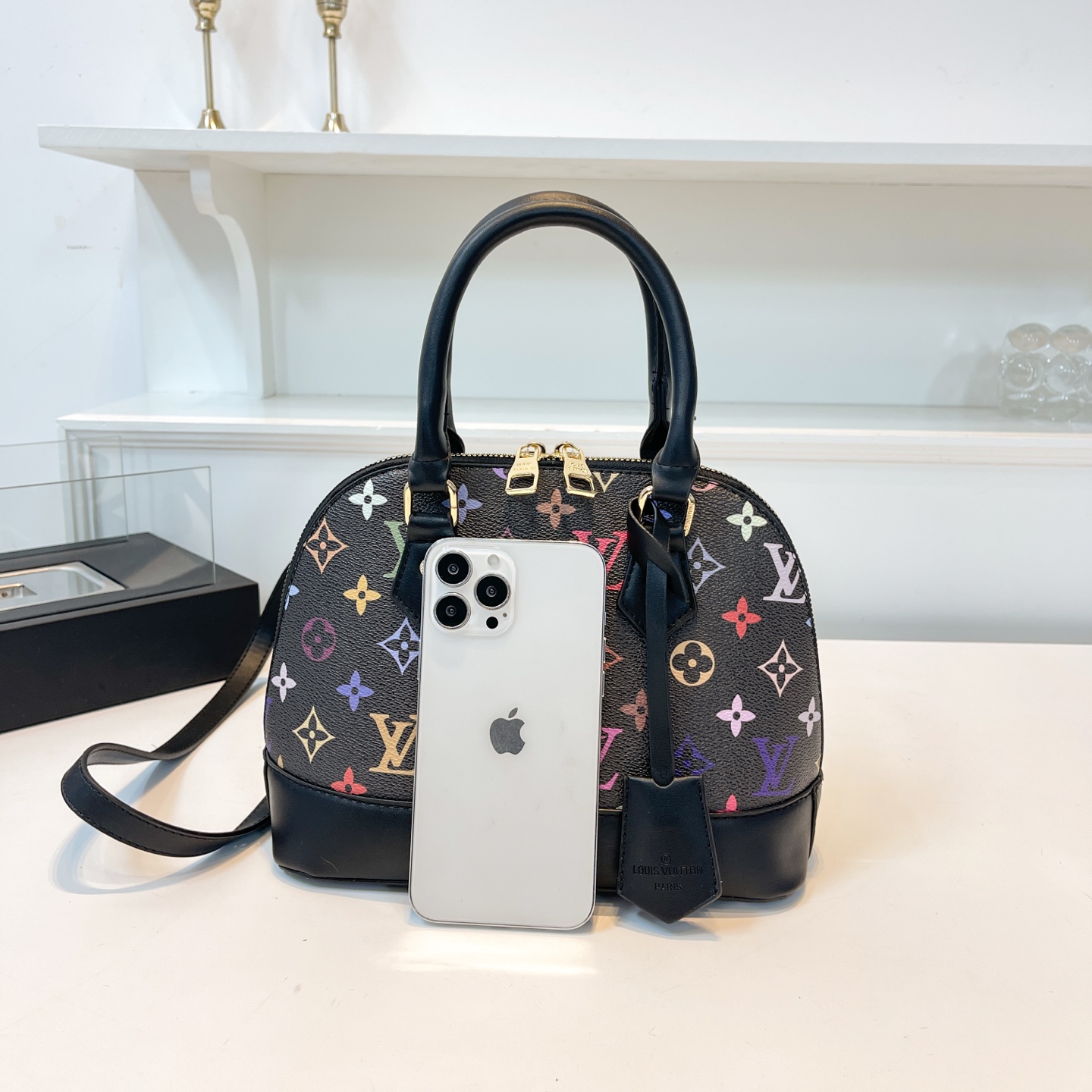LV shell bag hand shoulder bag