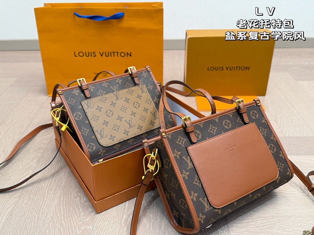 LV monogram tote bag