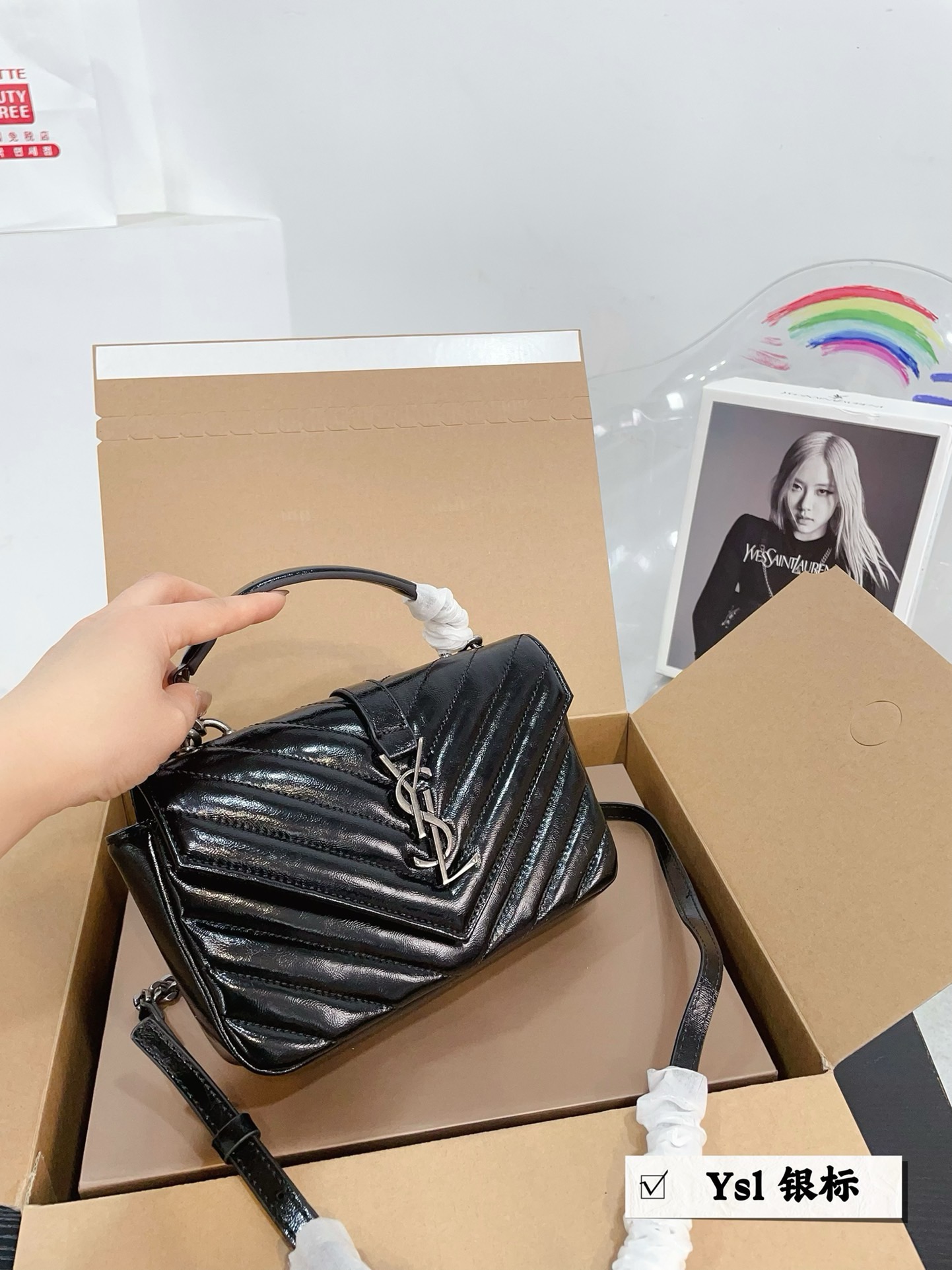 YSL COLLEGE messenger bag