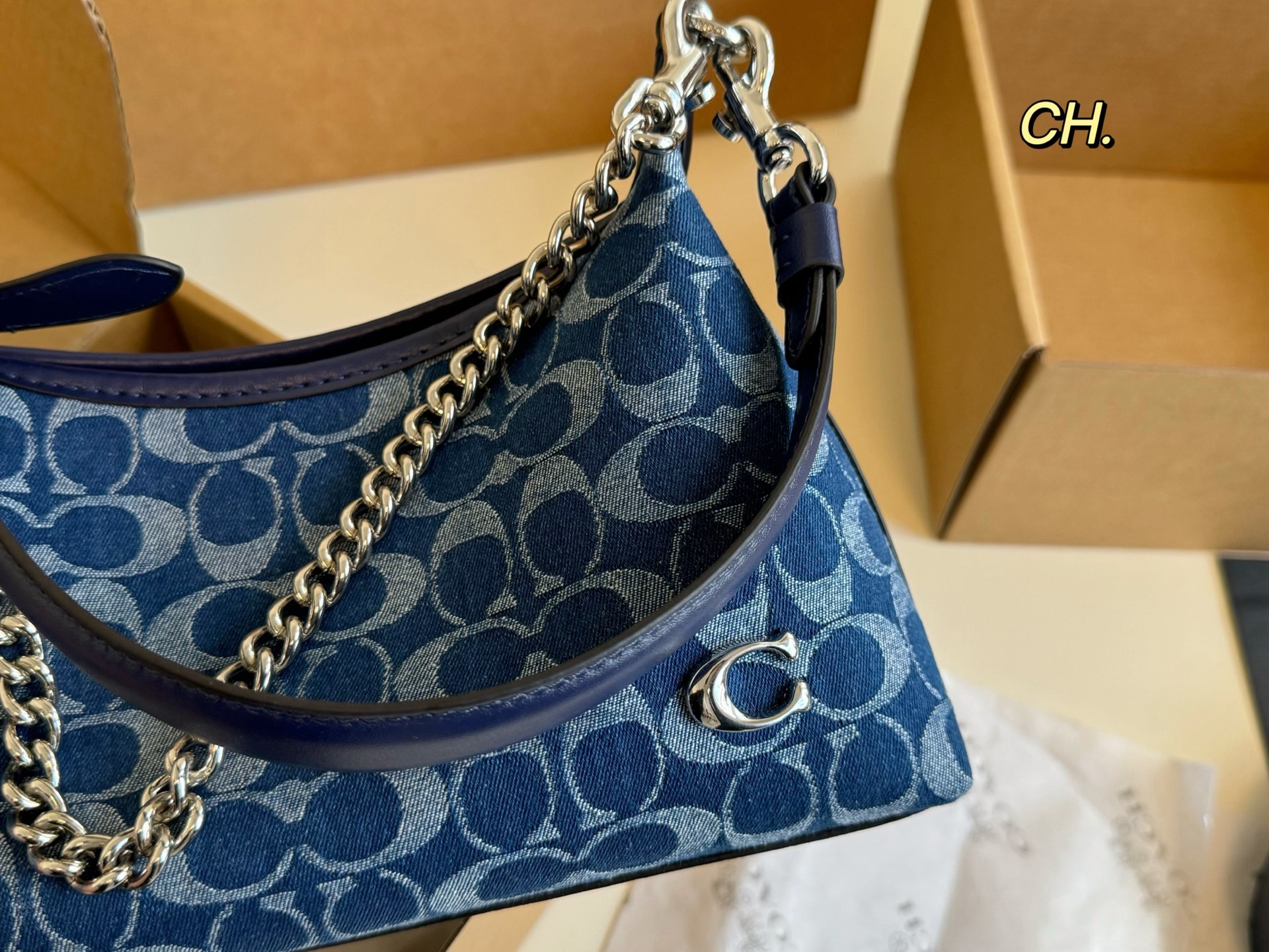 COACH juliet chain underarm bag