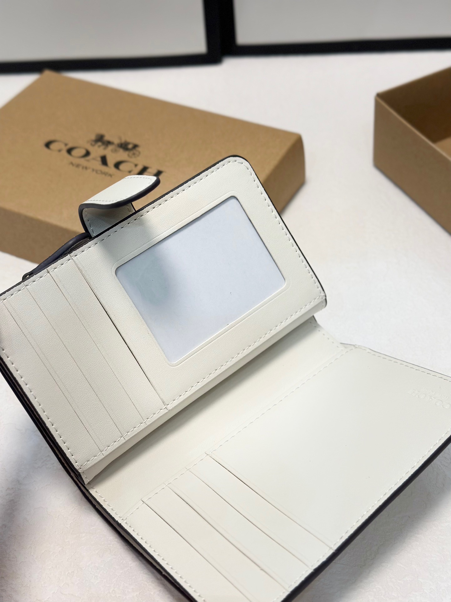 Coach Printed Card Holder Wallet