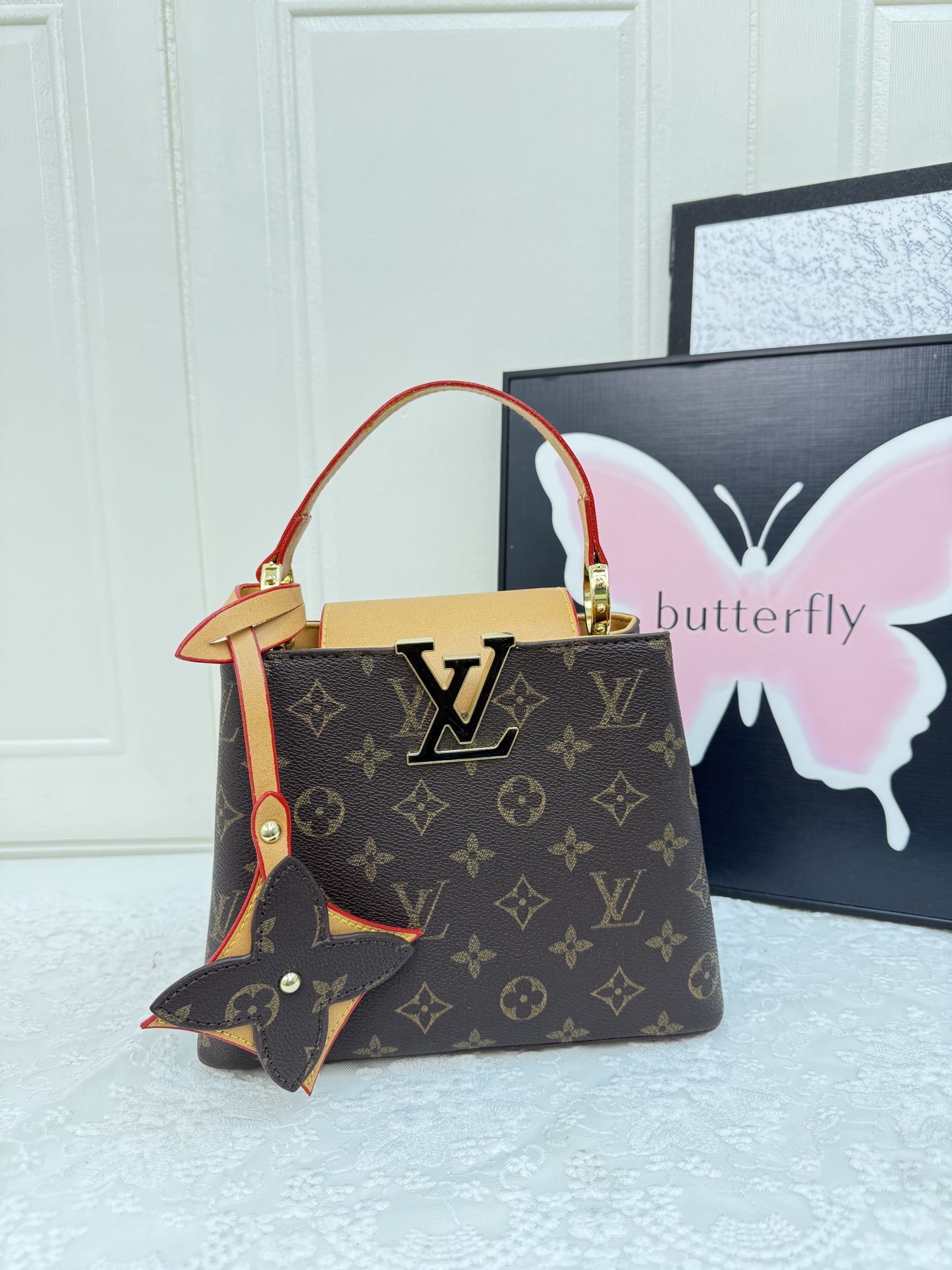 LV classic presbyopic shoulder crossbody bag