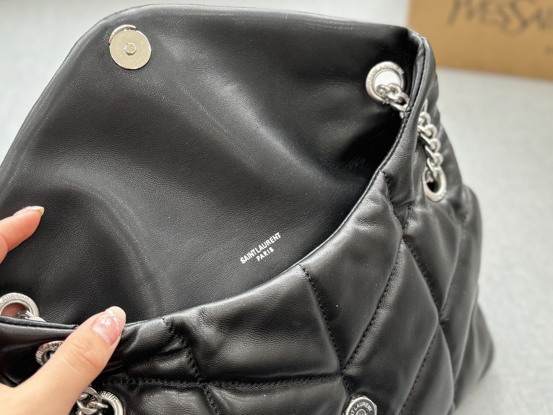 YSL LOULOU puffer shoulder crossbody bag