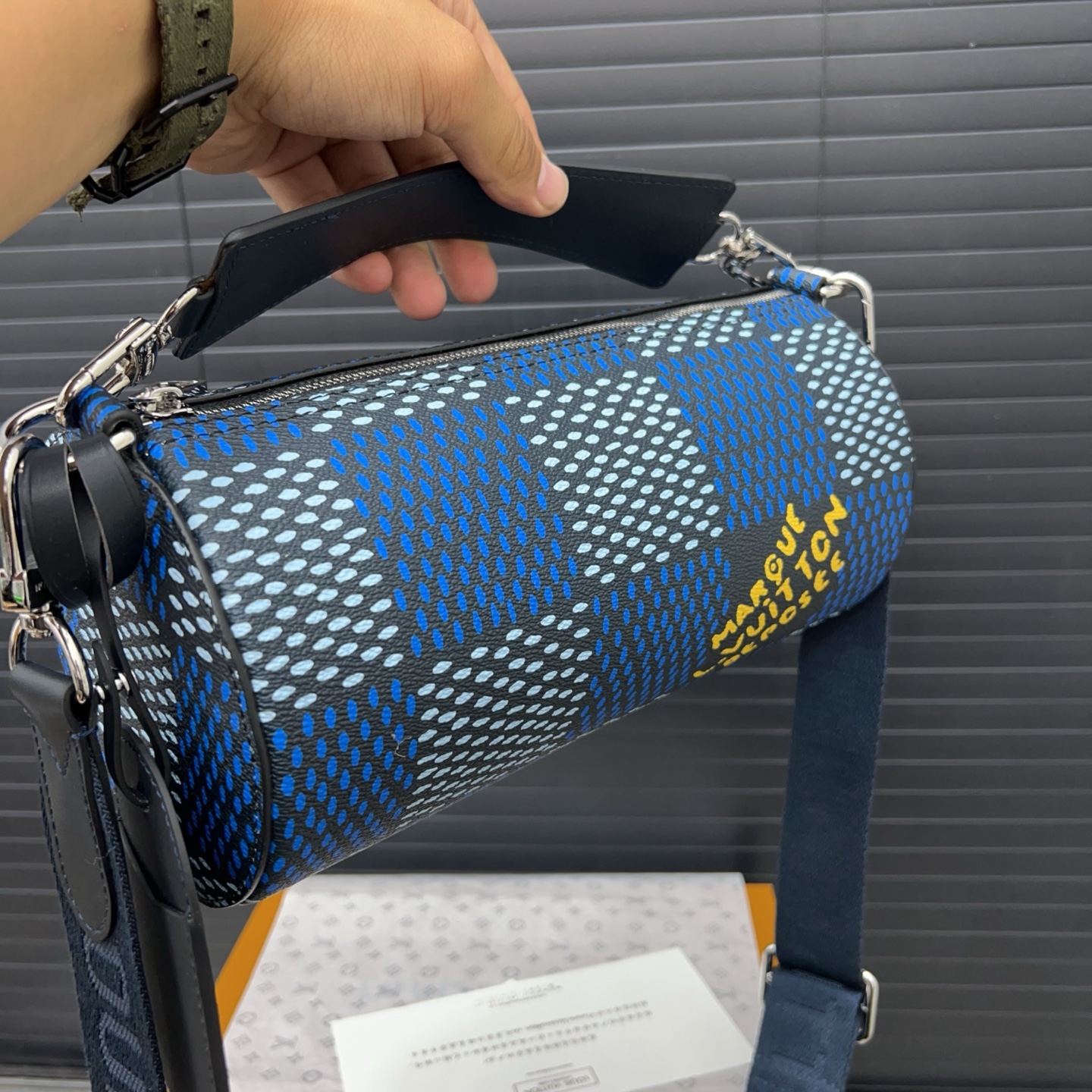 Louis vuitton handbag cylindrical bag