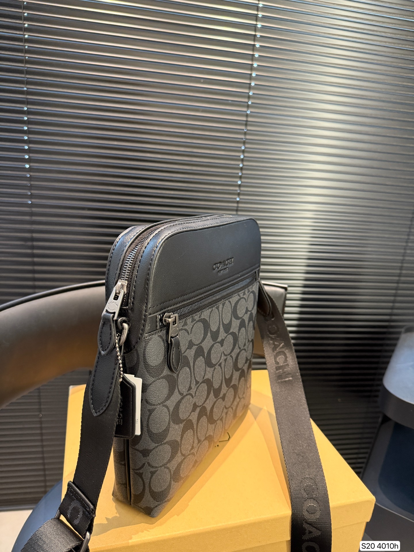 Coach men's shoulder crossbody bag