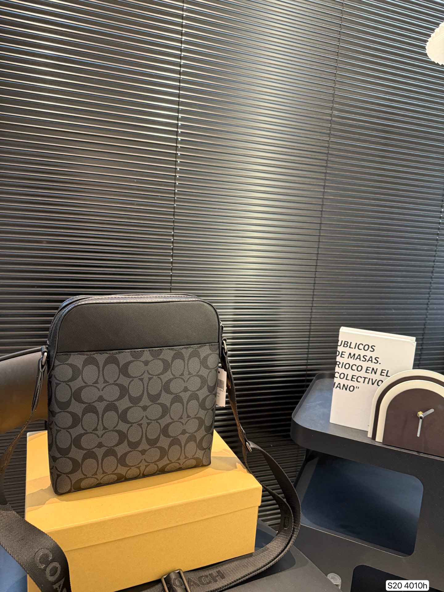 Coach men's shoulder crossbody bag