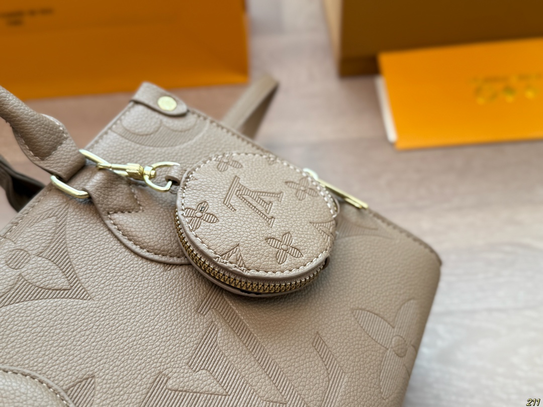 LV tote bag limited edition lvonthego salt retro college style