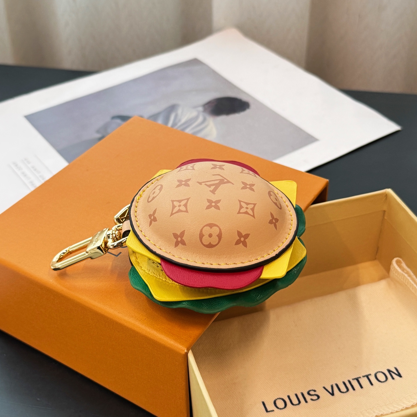 Louis Vuitton headphone case pendant