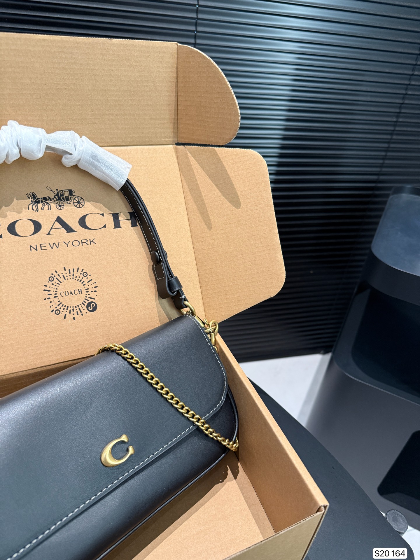 Coach Brook Baguette Bag