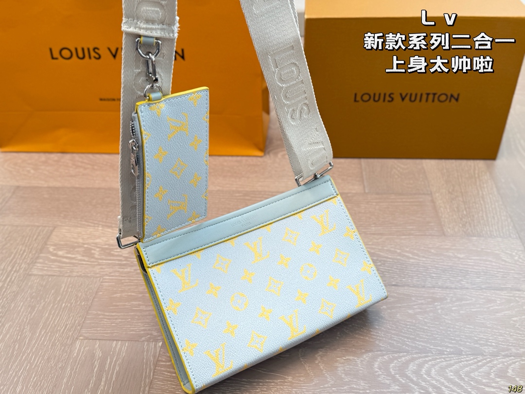LV's new two-in-one messenger bag