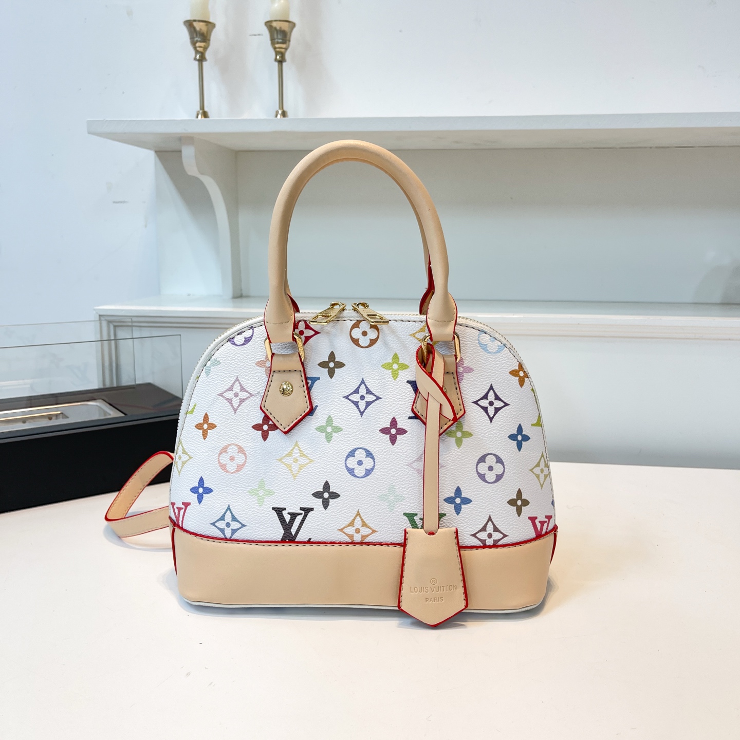 LV shell bag hand shoulder bag
