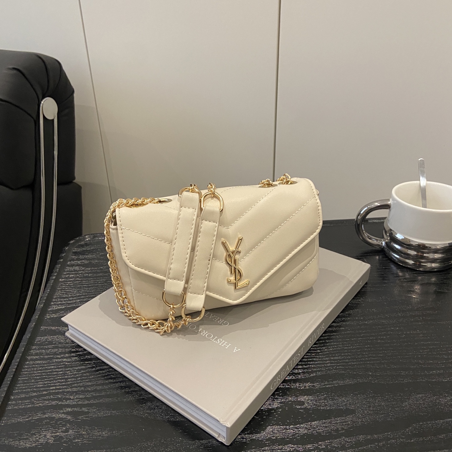 Saint Laurent small fragrance versatile chain shoulder crossbody women's armpit bag