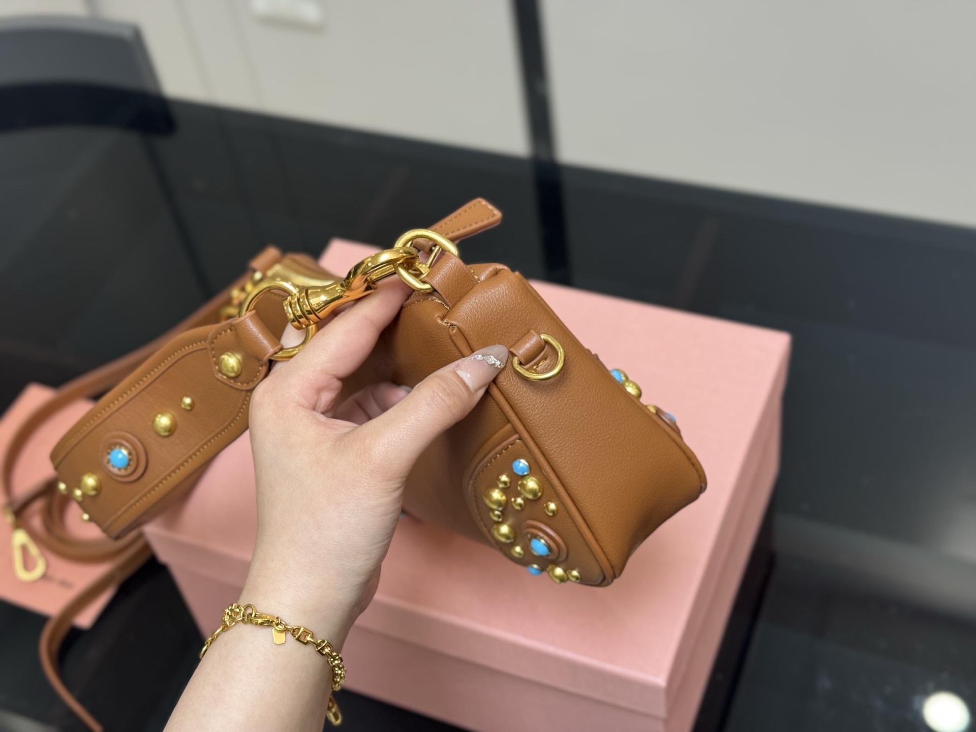MIUMIU baguette shoulder bag