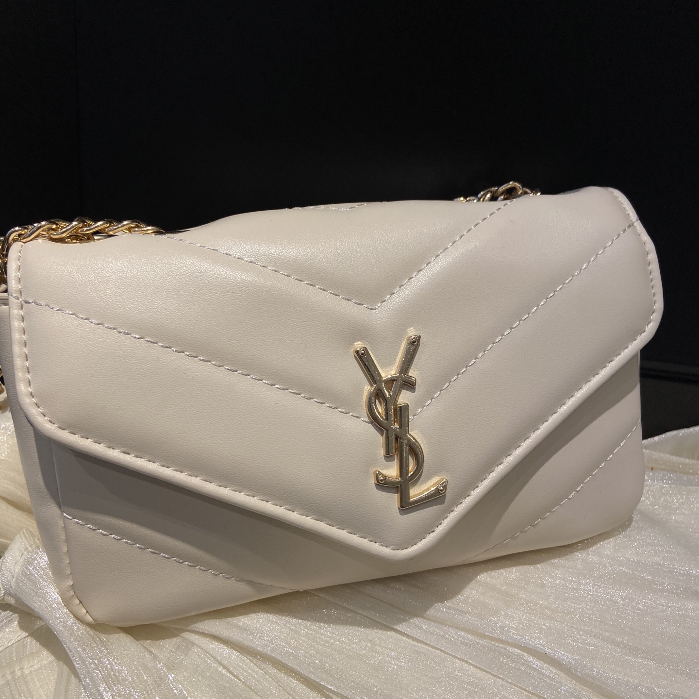 Saint Laurent small fragrance versatile chain shoulder crossbody women's armpit bag