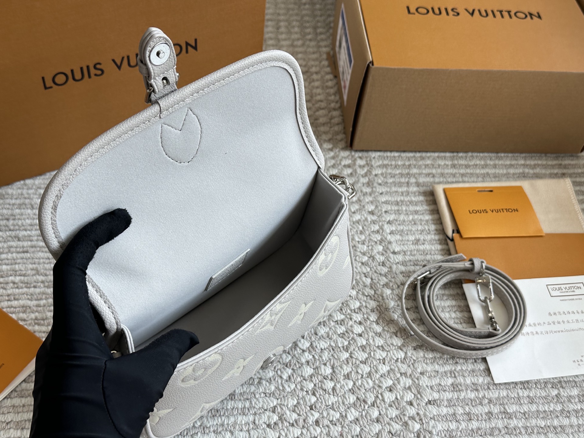 LV Diane Baguette Handbag