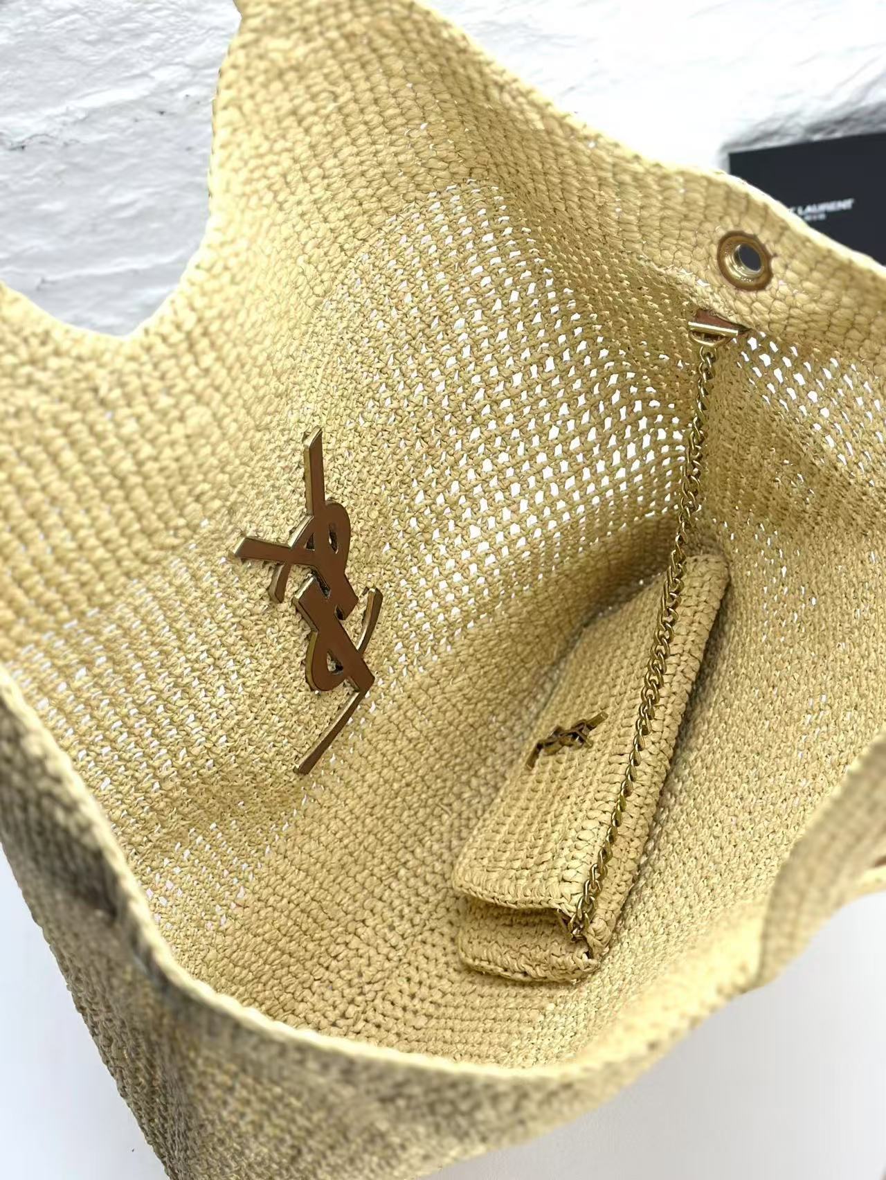 YSL straw bags are of high quality