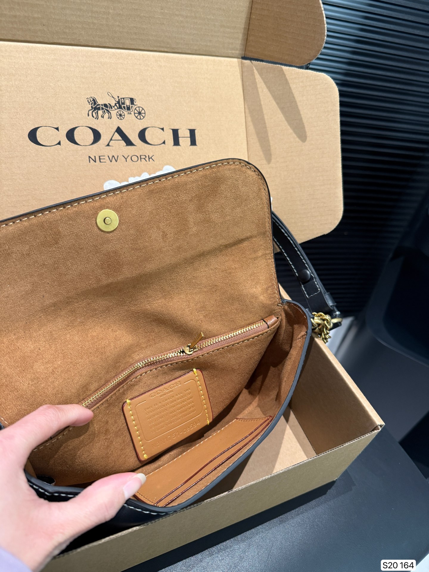 Coach Brook Baguette Bag