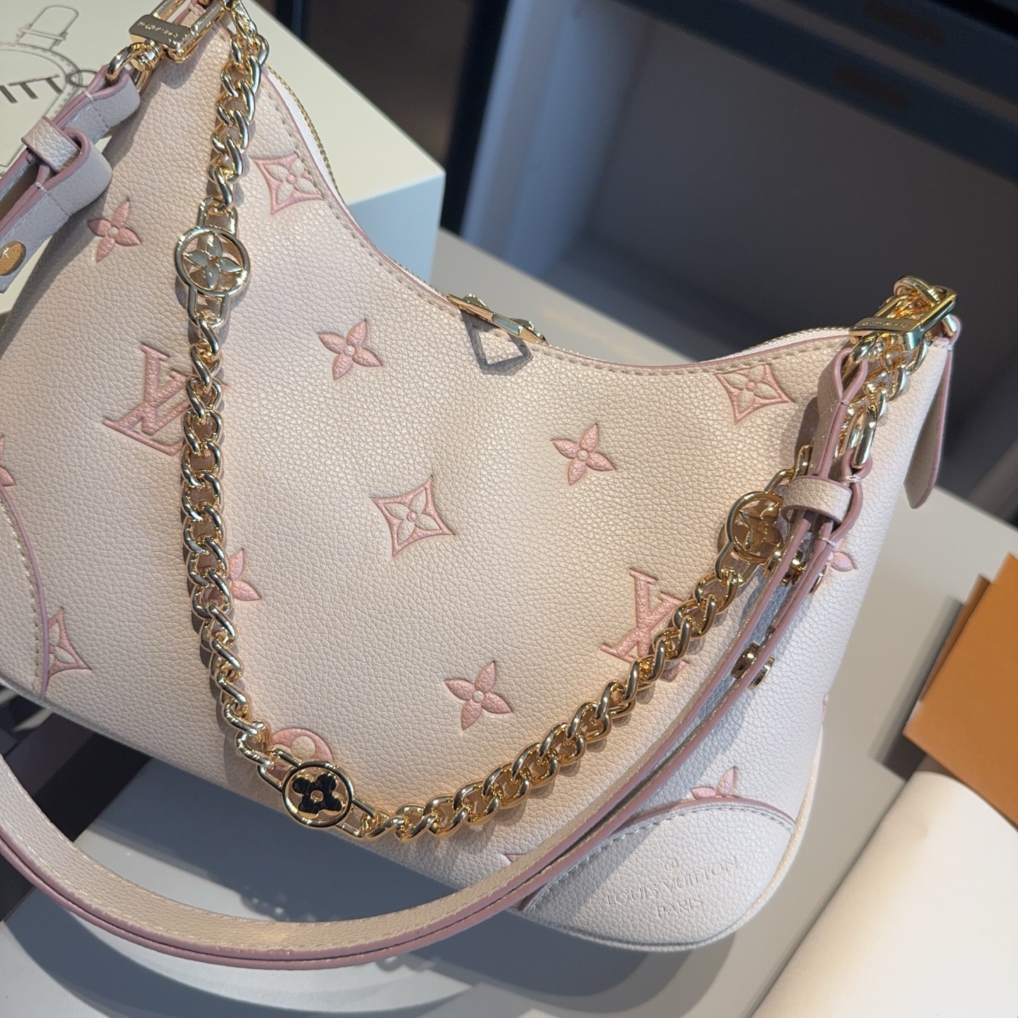 LV's latest strawberry milk series croissant