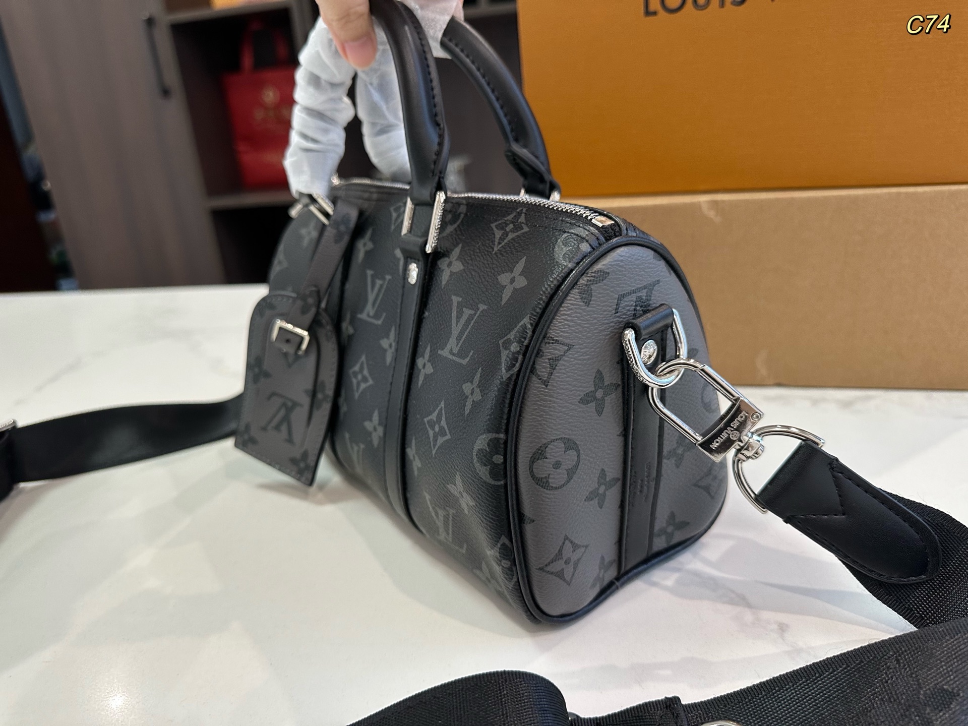 LV X Nigo Keepall 25 Pillow Bag