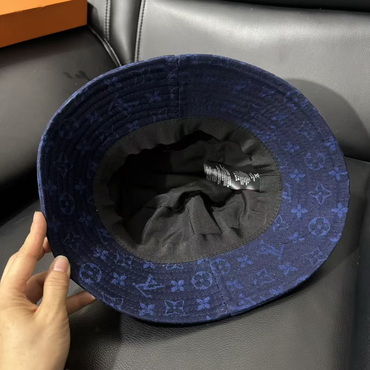 LV denim fisherman hat baseball cap