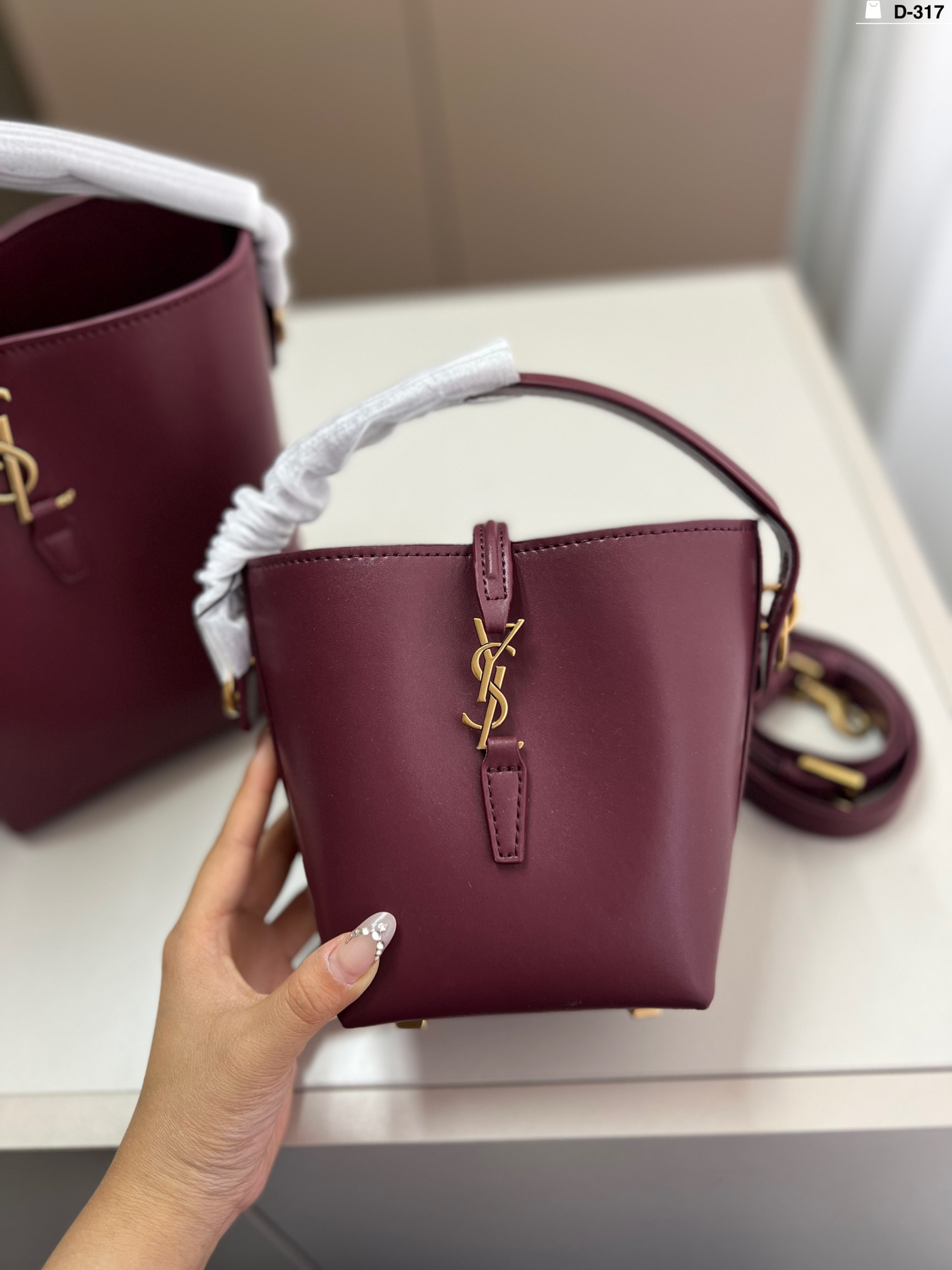 YSL bucket bag handbag
