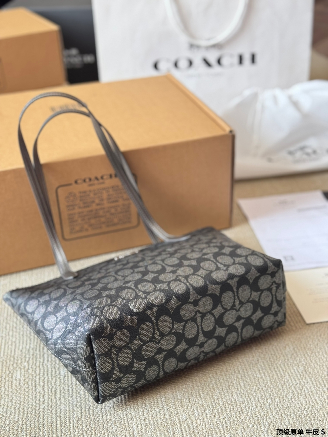Coach's new Fiona tote bag hand armpit bag