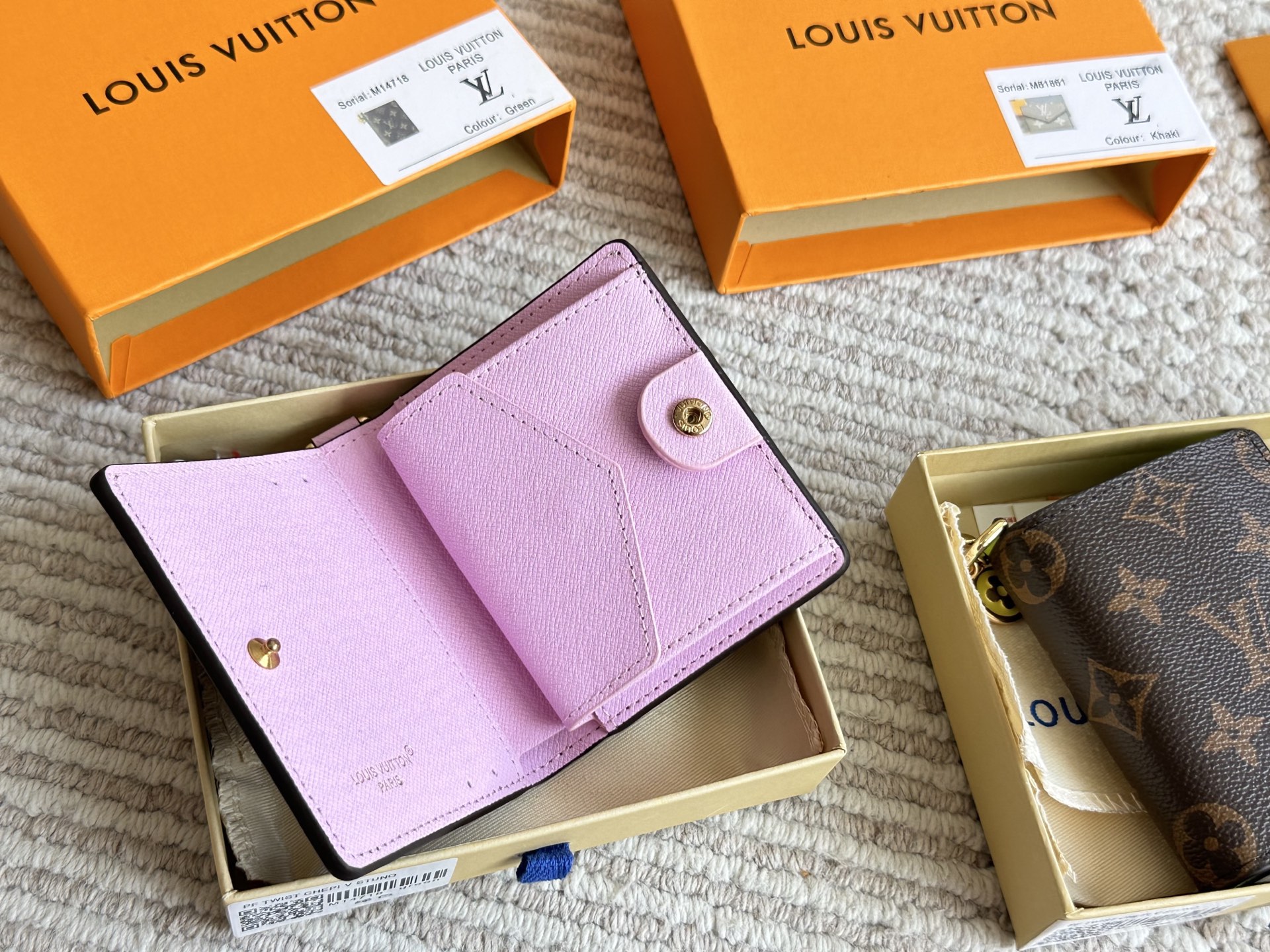 LV new monogram wallet