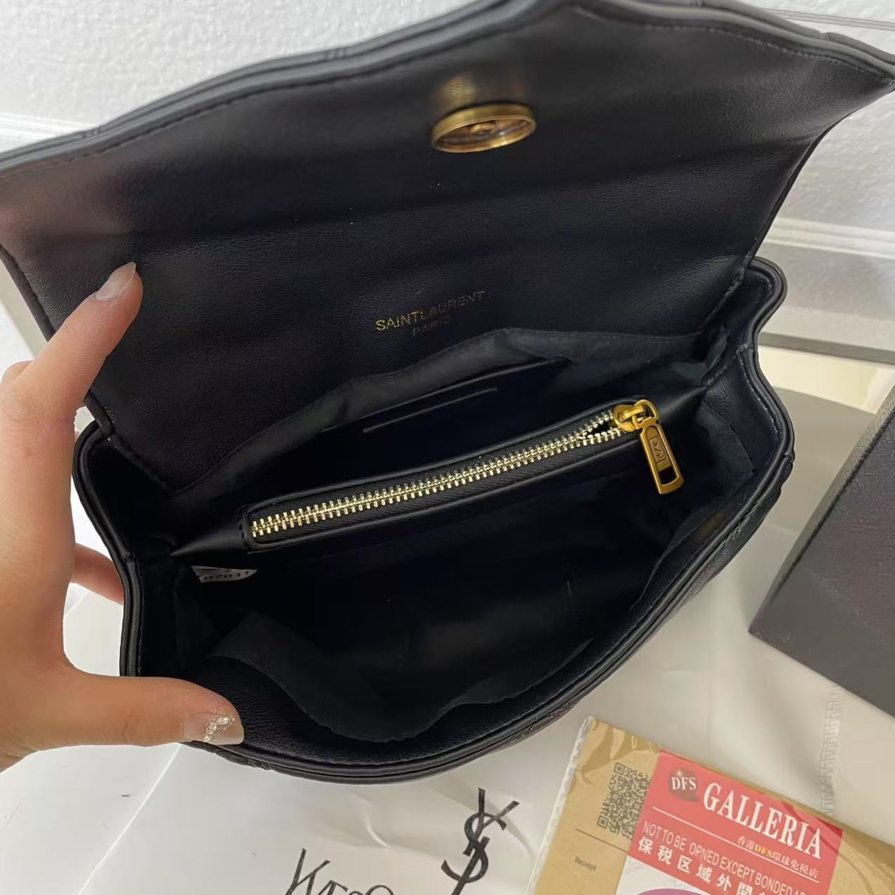 YSL women's bag cross-body classic fashion versatile shoulder bag small fragrant diamond chain bag