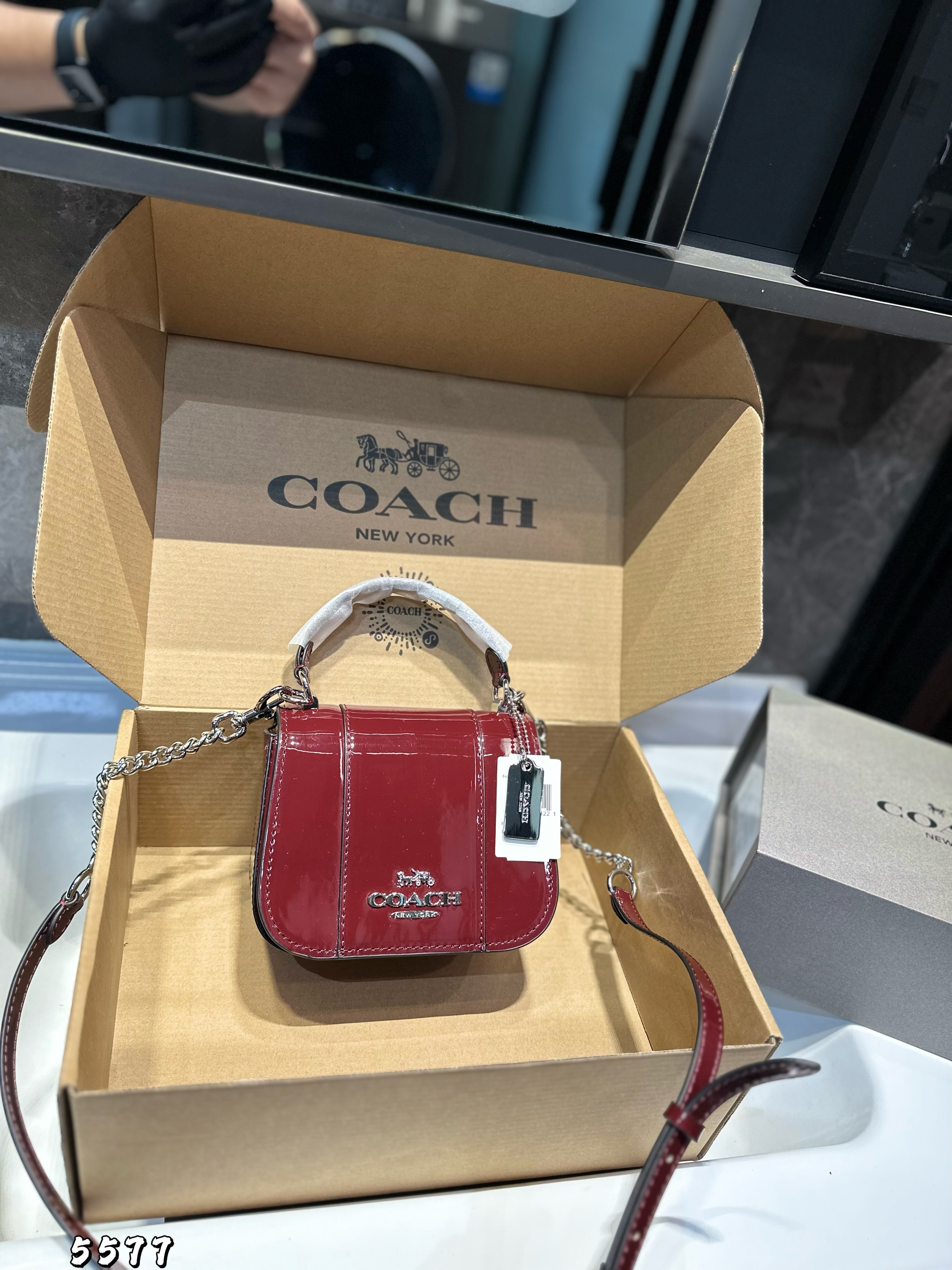 COACH Bryn series hand bill shoulder crossbody bag