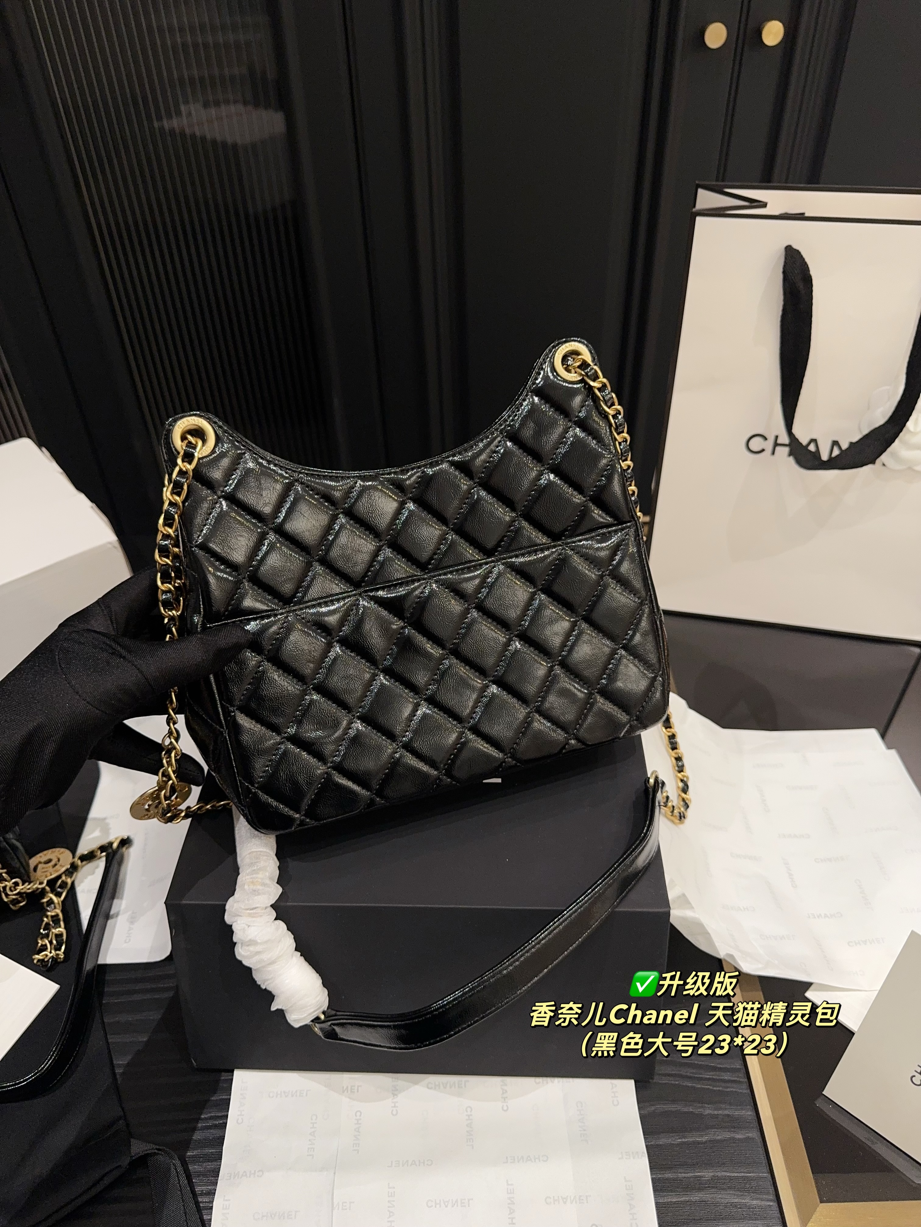 Chanel hobo bag