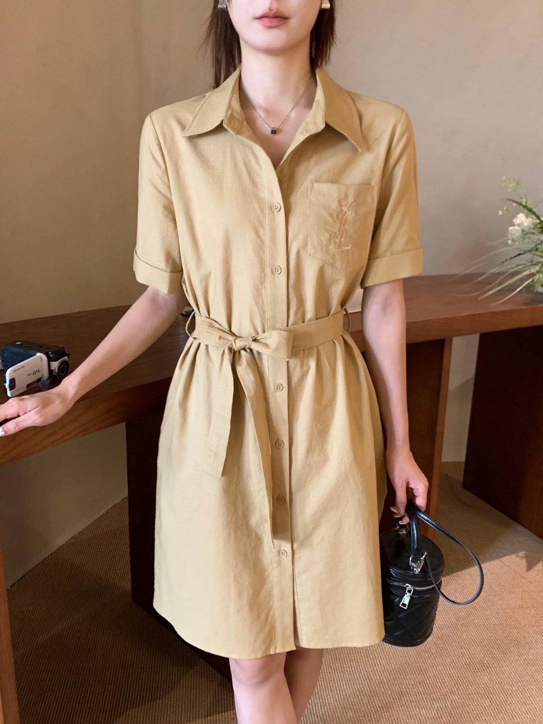 YSL simple retro dress