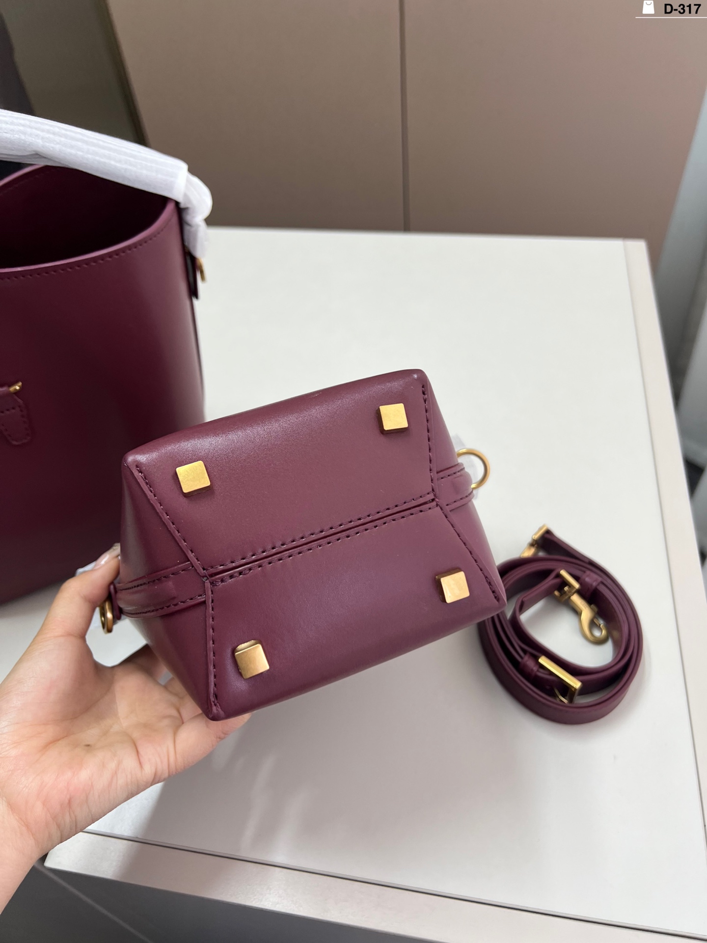 YSL bucket bag handbag