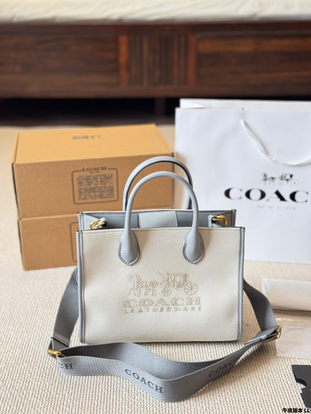 Coach Small Tote Bag is beautiful and practical