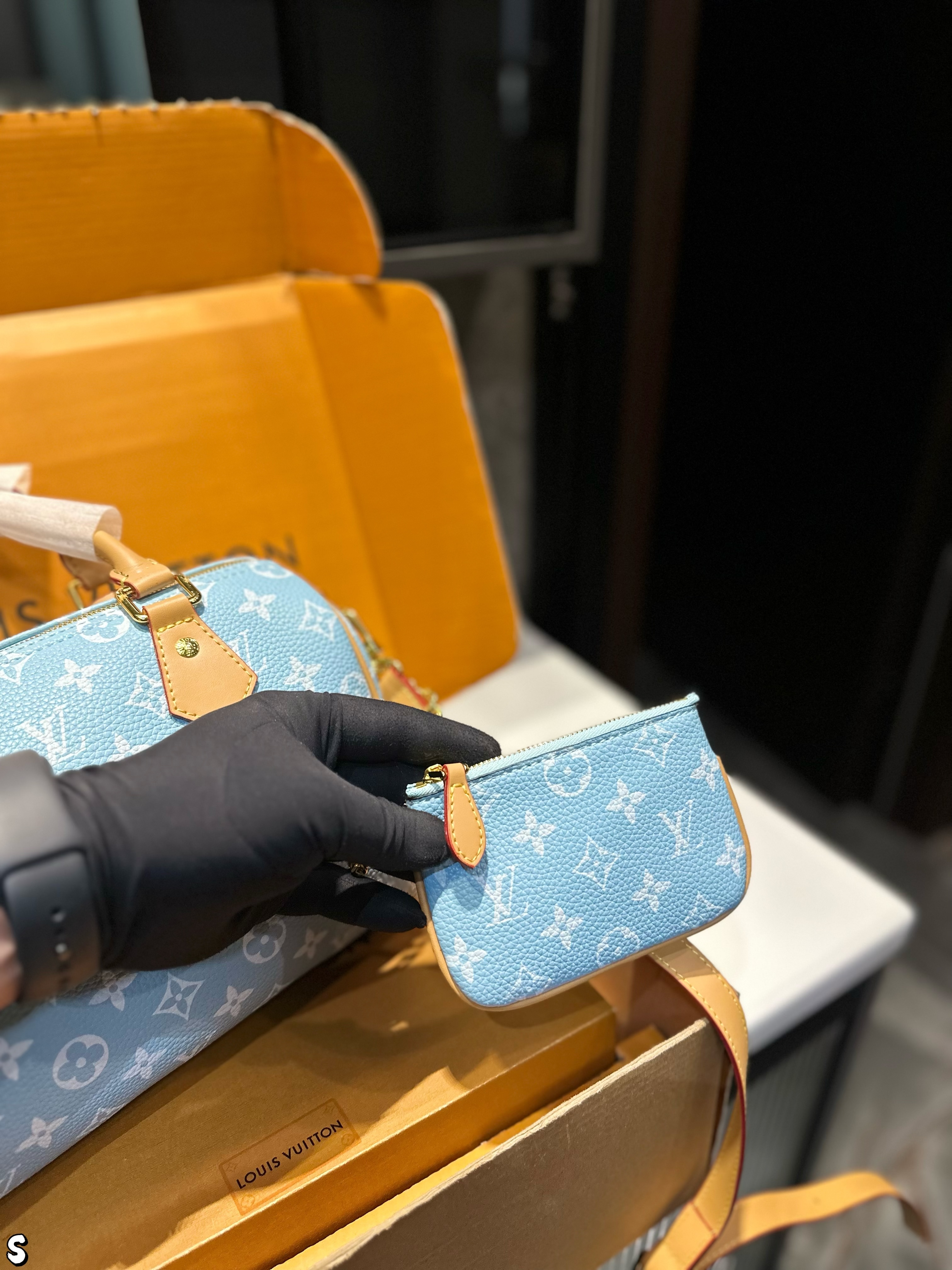 LV Speedy Bandouliere Monogram Leather handbag