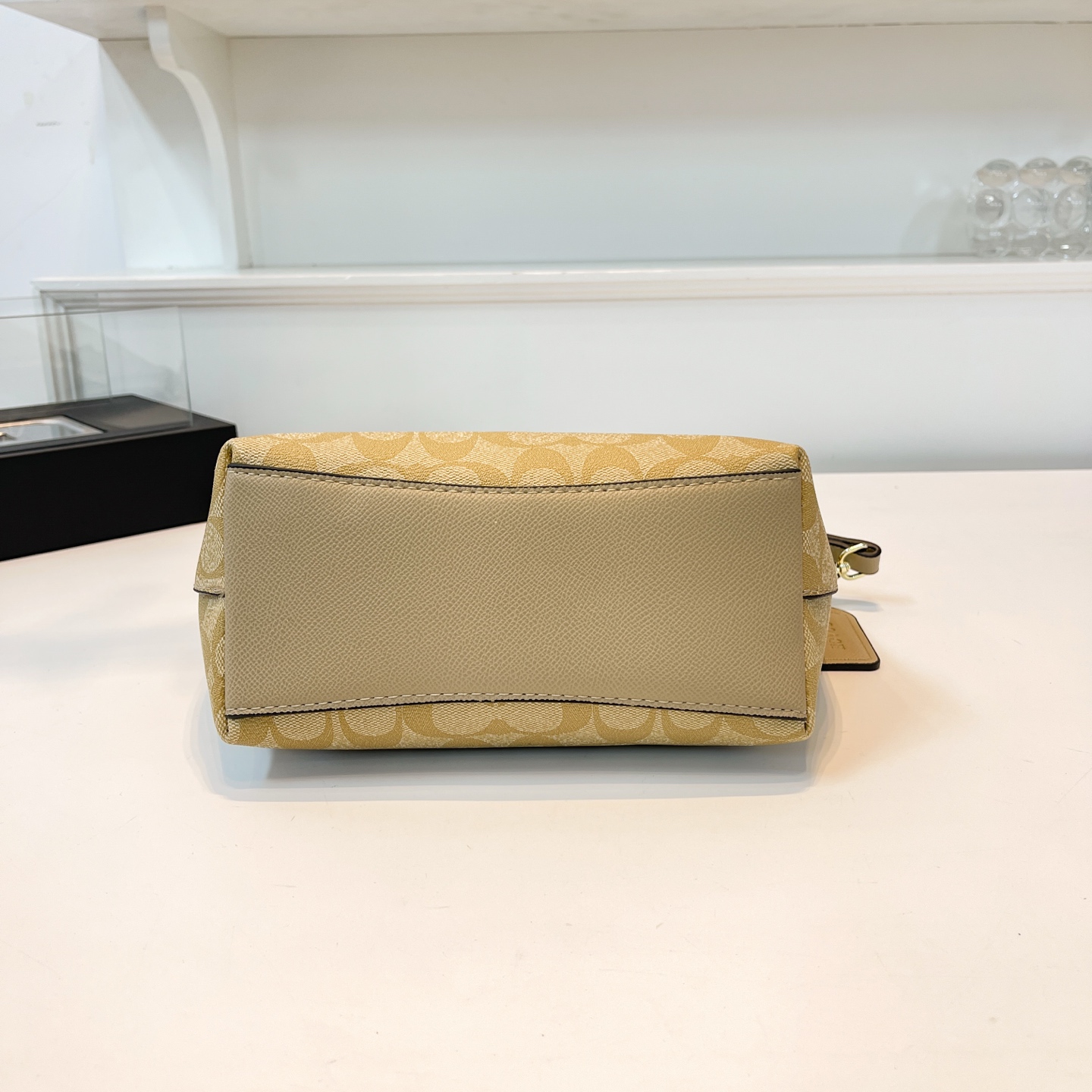 Coach Crescent Underarm Bag Crossbody Handbag Presbyopic Zipper Women's Bag