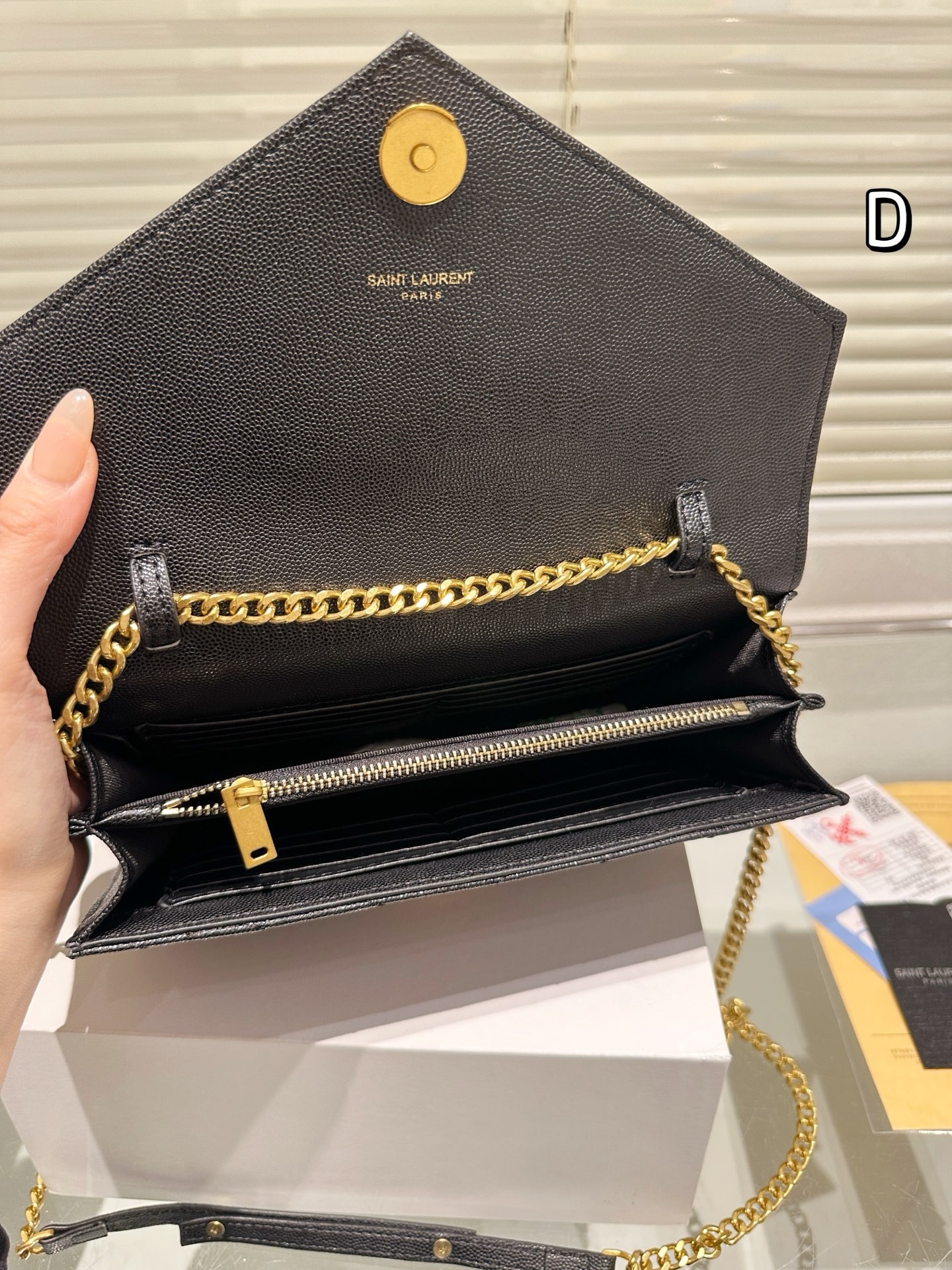 YSL WOC chain crossbody shoulder bag