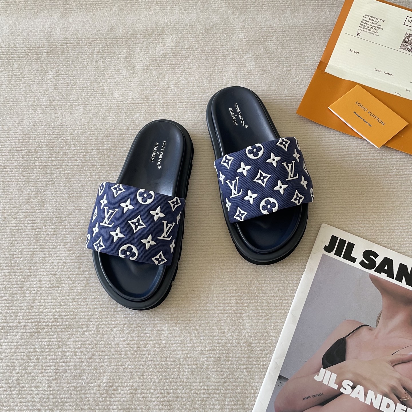 LV Early Spring Letter Buckle Sandals