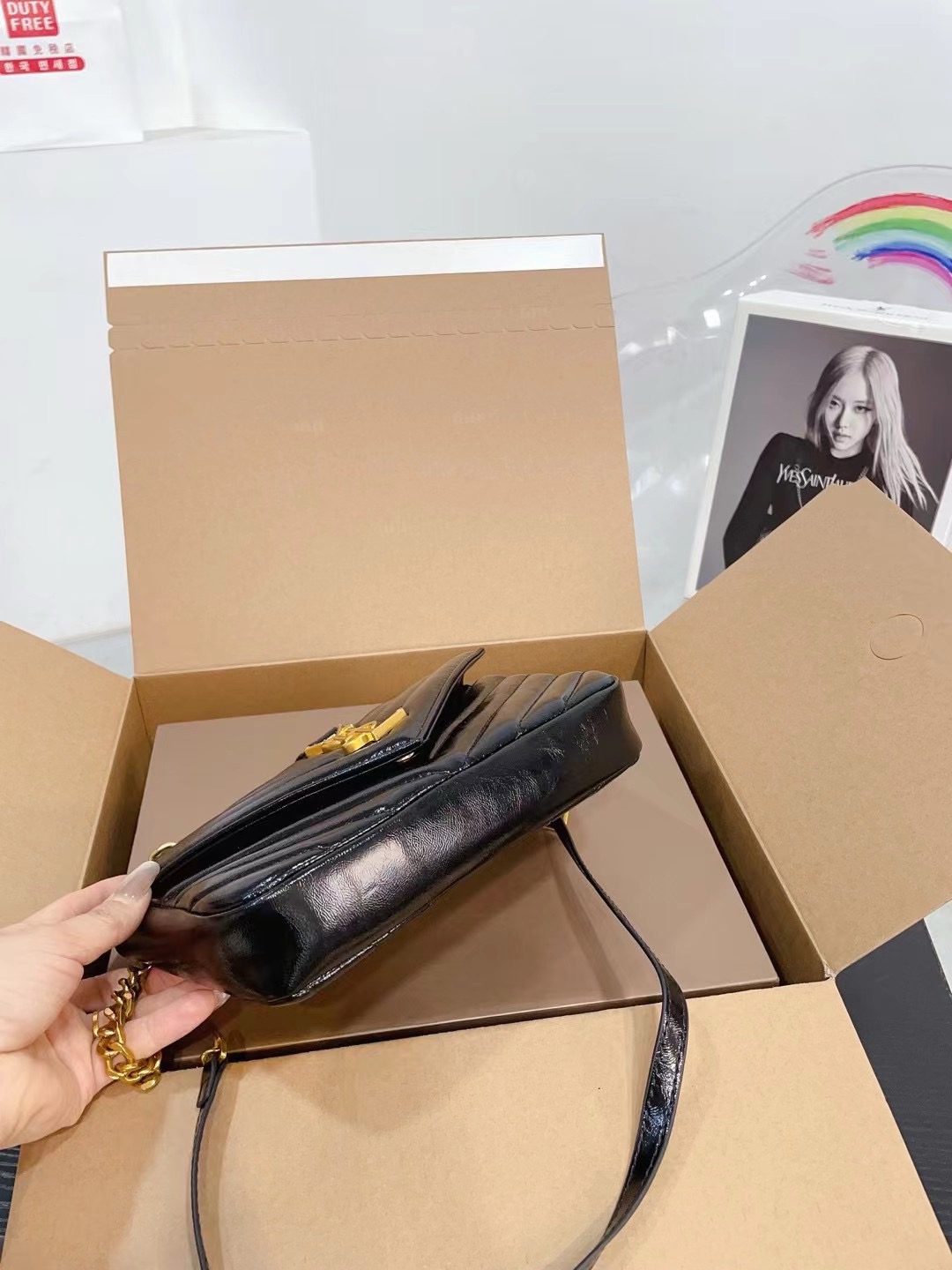 YSL COLLEGE messenger bag