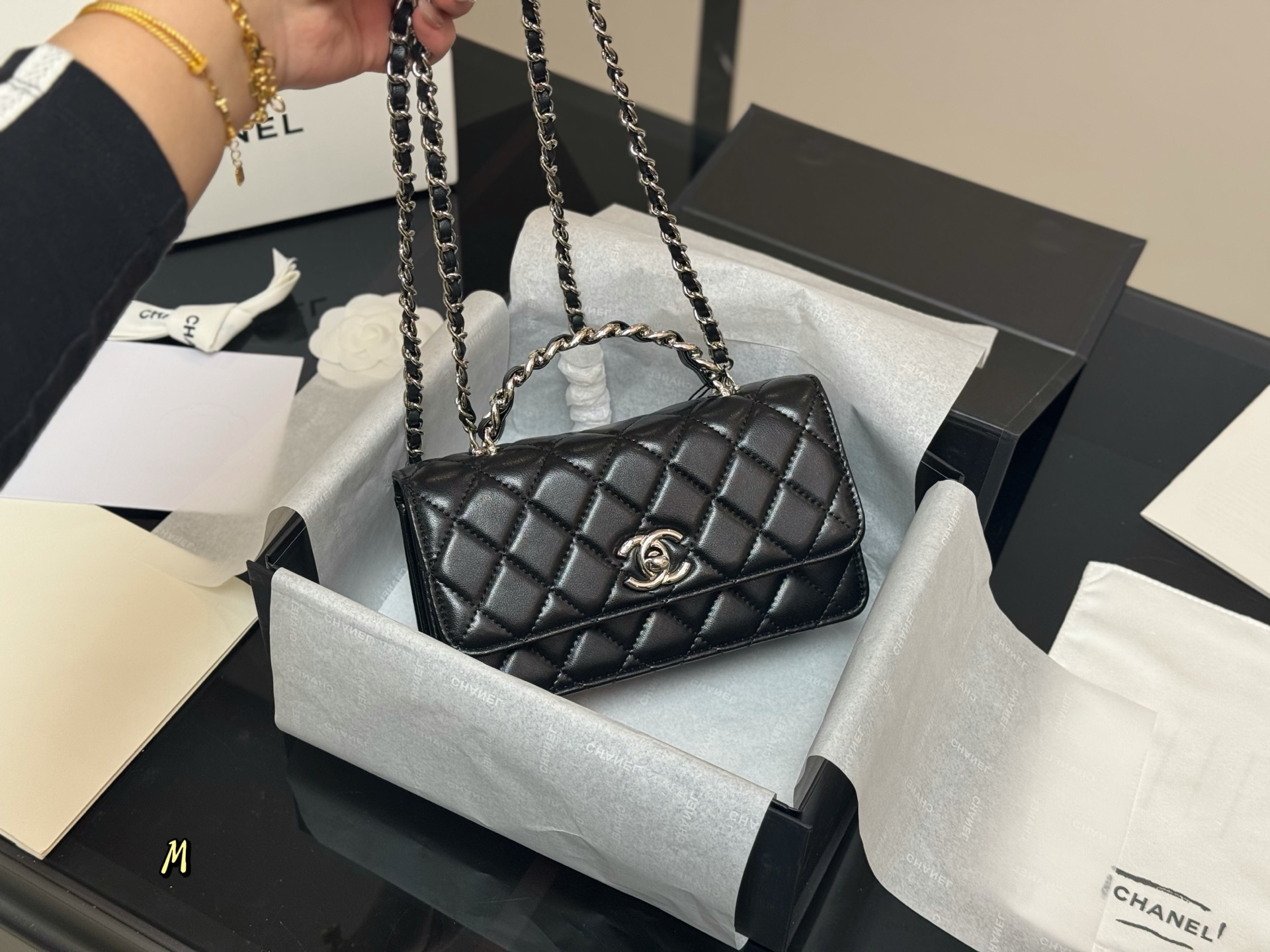 Chanel woc handle organ bag
