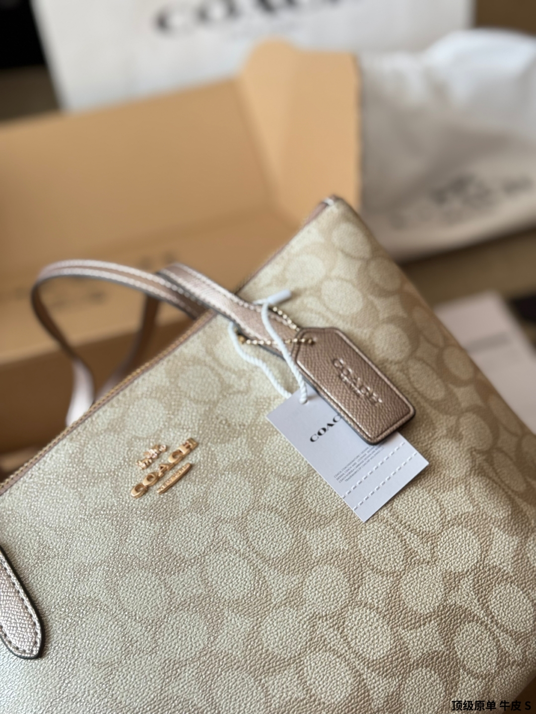 Coach's new Fiona tote bag hand armpit bag