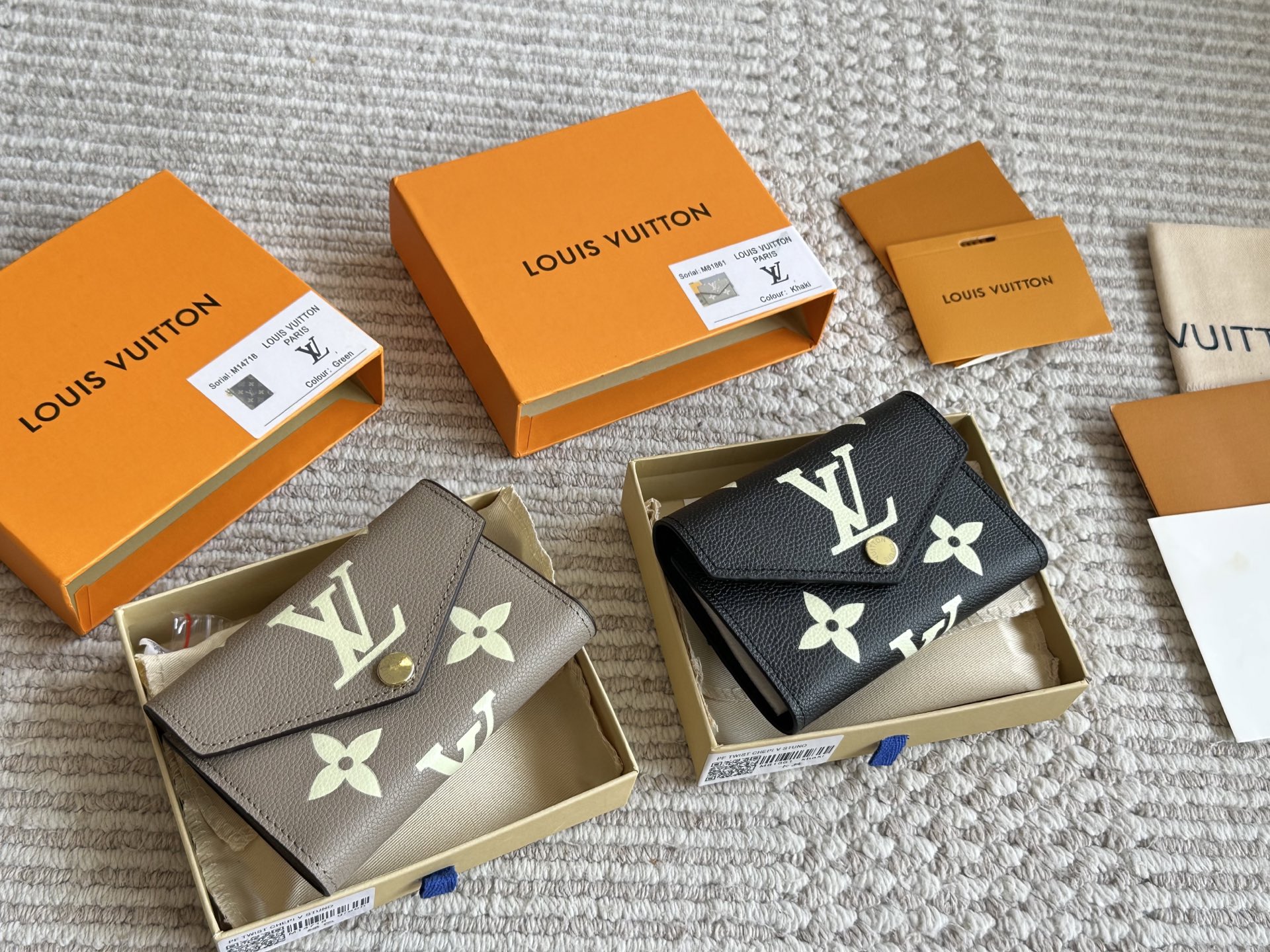 LV new monogram wallet