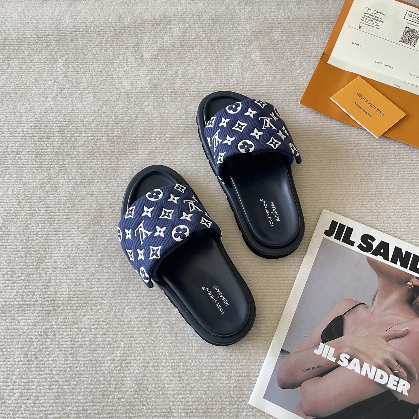 LV Early Spring Letter Buckle Sandals