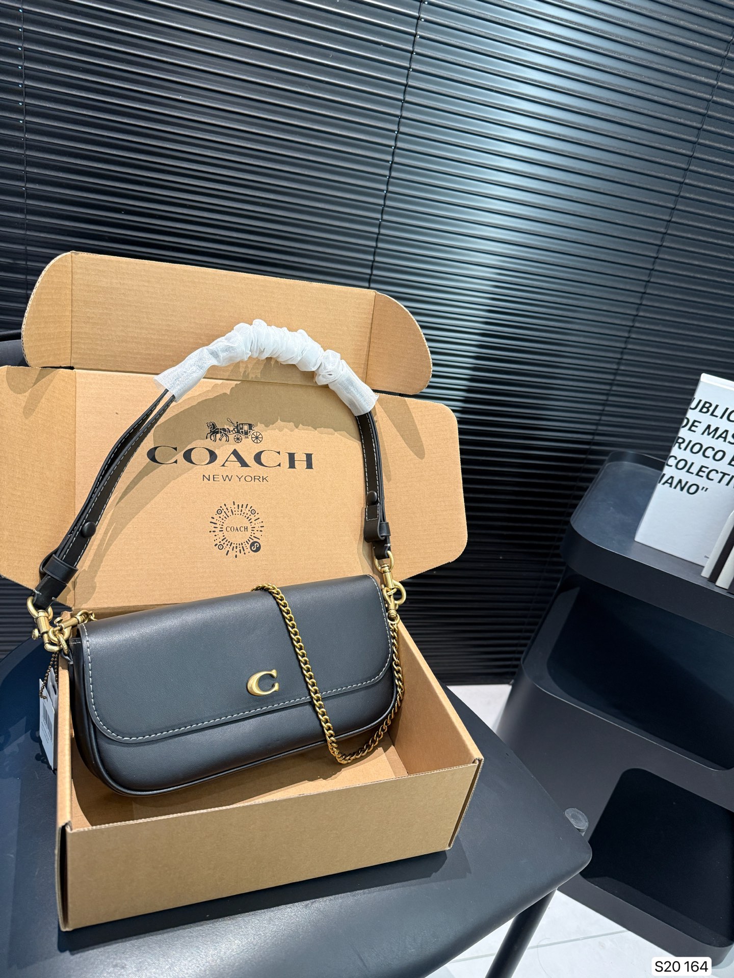 Coach Brook Baguette Bag